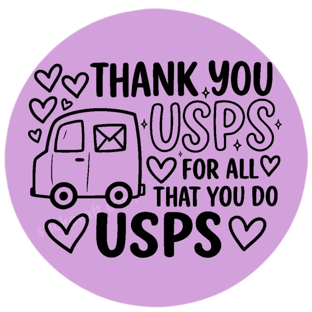 Thank You USPS Stickers for Packages & Envelopes – 2